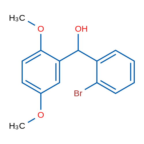 (2-Bromophenyl)(2,5-dimethoxyphenyl)methanol 1g