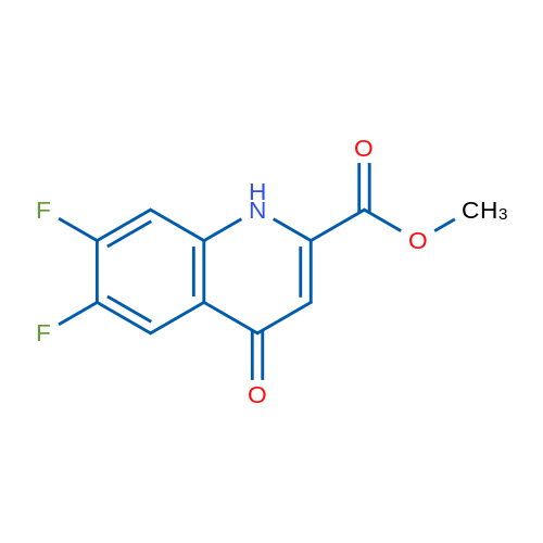 Methyl 6,7-difluoro-4-oxo-1,4-dihydroquinoline-2-carboxylate 1g