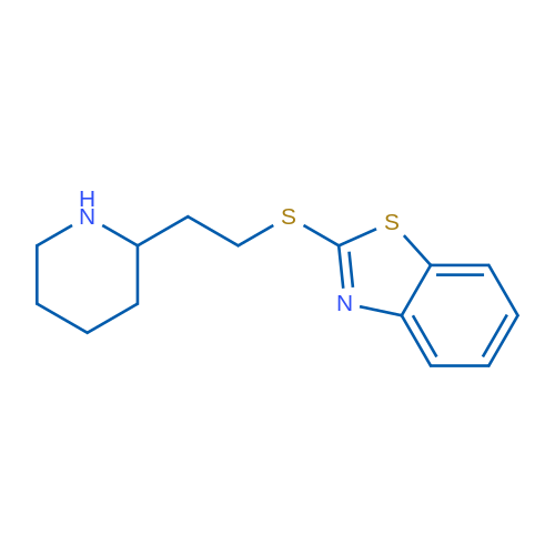 2-([2-(Piperidin-2-yl)ethyl]sulfanyl)-1,3-benzothiazole 1g