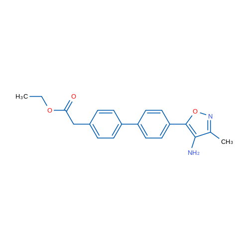 Ethyl 2-(4'-(4-amino-3-methylisoxazol-5-yl)-[1,1'-biphenyl]-4-yl)acetate 1g