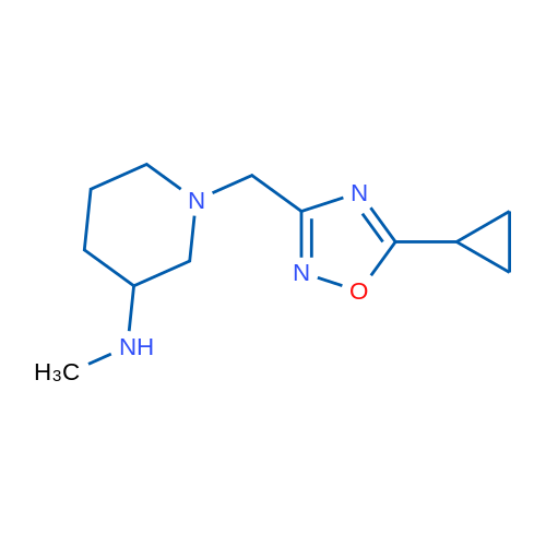 1-[(5-Cyclopropyl-1,2,4-oxadiazol-3-yl)methyl]-N-methylpiperidin-3-amine 1g