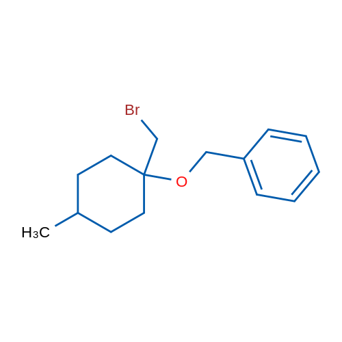 (([1-(Bromomethyl)-4-methylcyclohexyl]oxy)methyl)benzene 1g