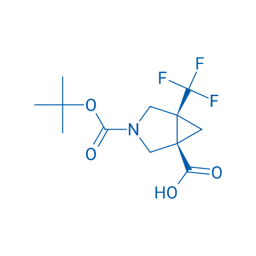 (1R,5S)-3-(tert-Butoxycarbonyl)-5-(trifluoromethyl)-3-azabicyclo[3.1.0]hexane-1-carboxylic acid 1g