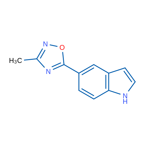 5-(3-methyl-1,2,4-oxadiazol-5-yl)-1H-indole 250mg