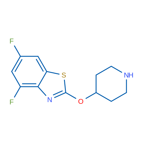 4,6-difluoro-2-(piperidin-4-yloxy)-1,3-benzothiazole 5g