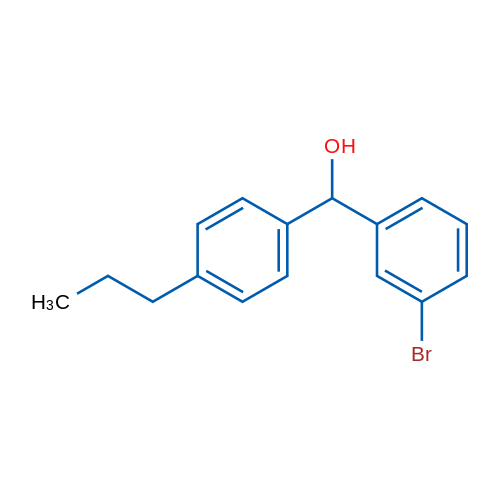 (3-Bromophenyl)(4-propylphenyl)methanol 1g