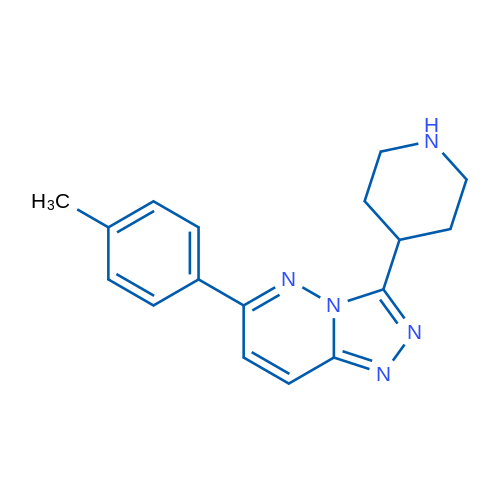 3-(Piperidin-4-yl)-6-(p-tolyl)-[1,2,4]triazolo[4,3-b]pyridazine 1g