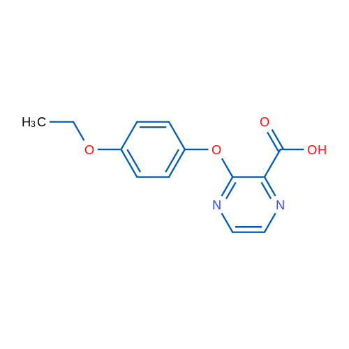 3-(4-Ethoxyphenoxy)pyrazine-2-carboxylic acid 1g