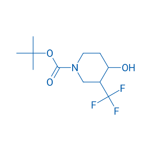 tert-Butyl 4-hydroxy-3-(trifluoromethyl)piperidine-1-carboxylate 50mg
