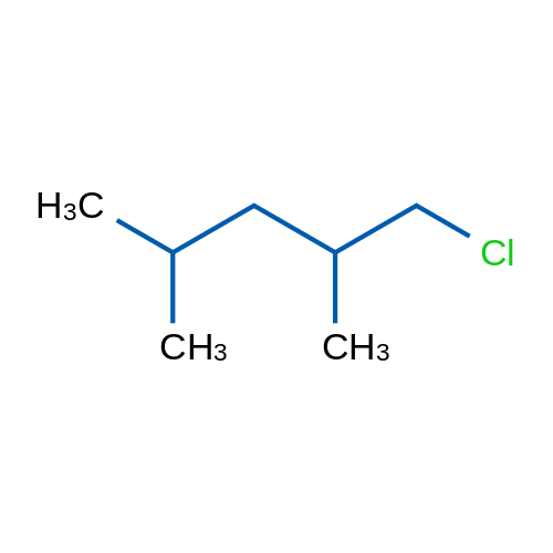 1-Chloro-2,4-dimethylpentane 1g