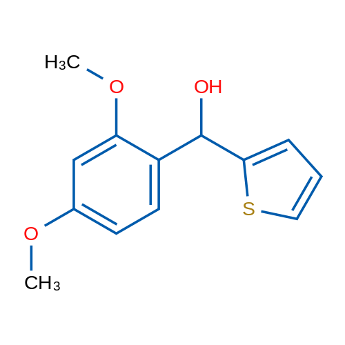 (2,4-Dimethoxyphenyl)(thiophen-2-yl)methanol 1g