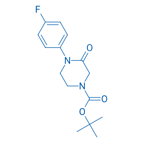 tert-Butyl 4-(4-fluorophenyl)-3-oxopiperazine-1-carboxylate 1g