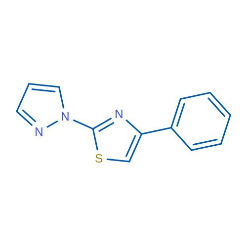 4-Phenyl-2-(1H-pyrazol-1-yl)-1,3-thiazole 1g
