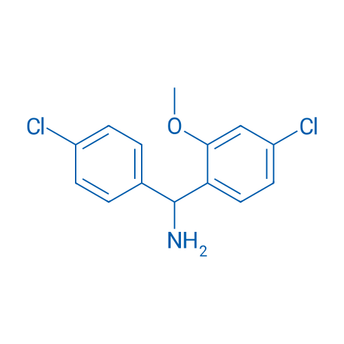 (4-Chloro-2-methoxyphenyl)(4-chlorophenyl)methanamine 100mg