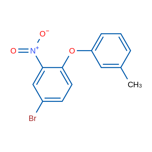 4-Bromo-2-nitro-1-(m-tolyloxy)benzene 1g