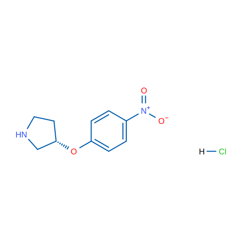 (S)-3-(4-Nitrophenoxy)pyrrolidine hydrochloride 250mg