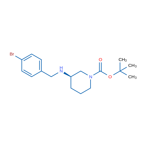 (R)-tert-Butyl 3-((4-bromobenzyl)amino)piperidine-1-carboxylate 1g