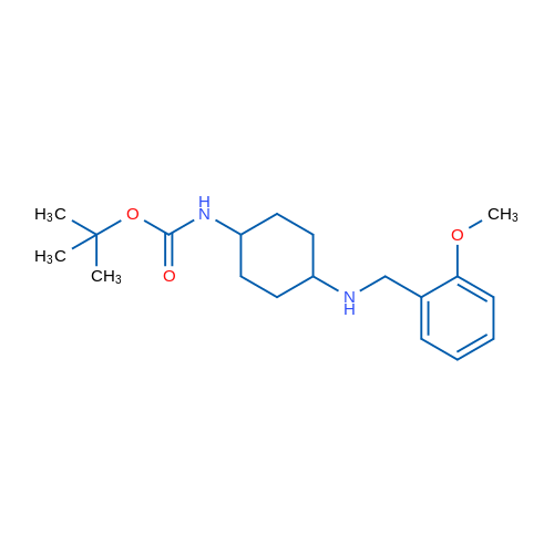 tert-Butyl (4-((2-methoxybenzyl)amino)cyclohexyl)carbamate 1g