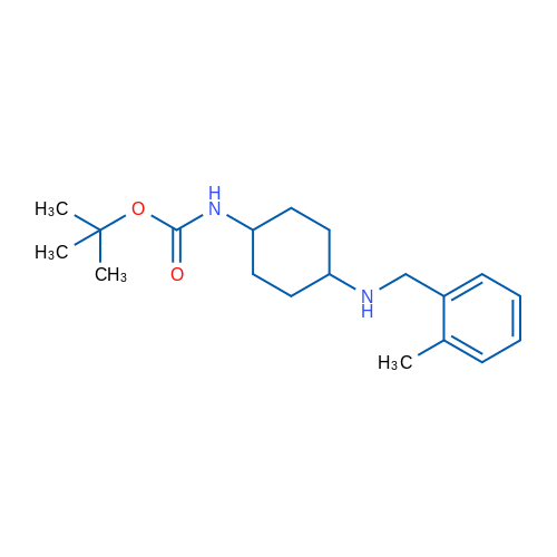 tert-Butyl (4-((2-methylbenzyl)amino)cyclohexyl)carbamate 1g