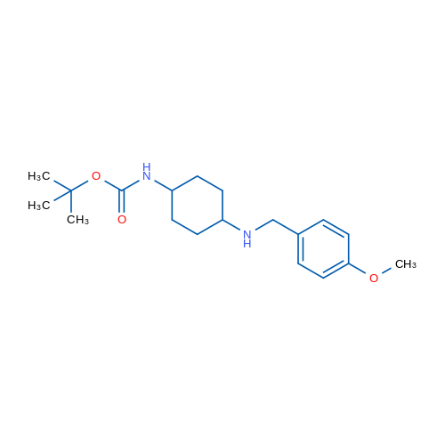 tert-Butyl (4-((4-methoxybenzyl)amino)cyclohexyl)carbamate 1g