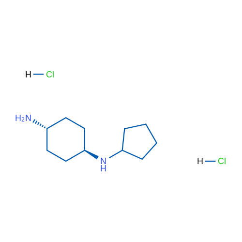 trans-N1-Cyclopentylcyclohexane-1,4-diamine dihydrochloride 1g