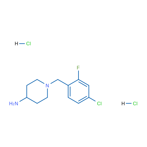 1-(4-Chloro-2-fluorobenzyl)piperidin-4-amine dihydrochloride 1g
