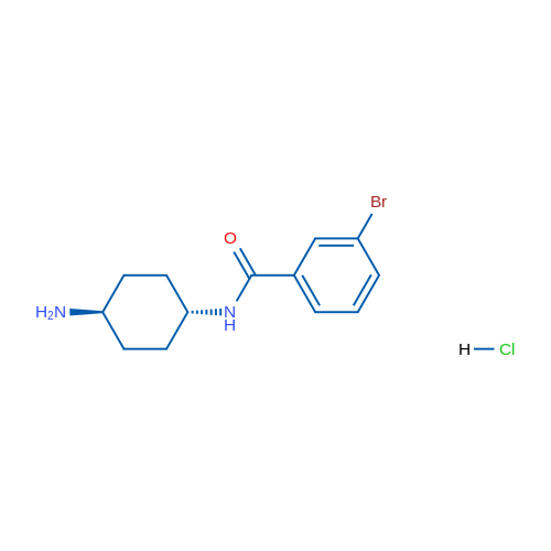 N-(trans-4-aminocyclohexyl)-3-bromobenzamide hydrochloride 1g
