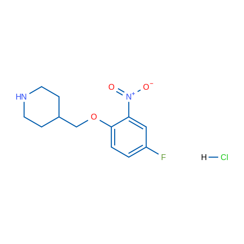 4-[(4-Fluoro-2-nitrophenoxy)methyl]piperidine hydrochloride 1g
