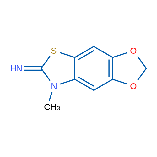 7-methyl-[1,3]dioxolo[4',5':4,5]benzo[1,2-d]thiazol-6(7H)-imine 1g