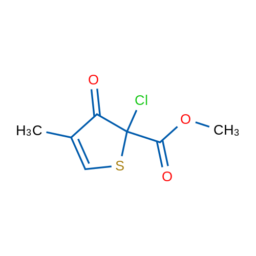 Methyl 2-chloro-4-methyl-3-oxo-2,3-dihydrothiophene-2-carboxylate 1g