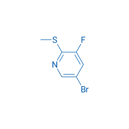 5-Bromo-3-fluoro-2-(methylthio)pyridine 250mg