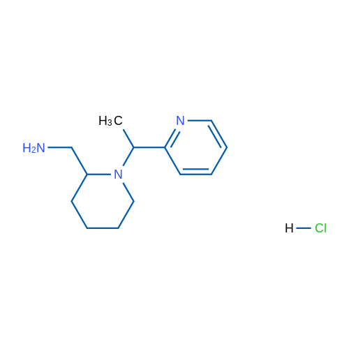 (1-(1-(Pyridin-2-yl)ethyl)piperidin-2-yl)methanamine hydrochloride 1g