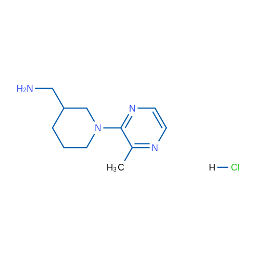 (1-(3-Methylpyrazin-2-yl)piperidin-3-yl)methanamine hydrochloride 1g