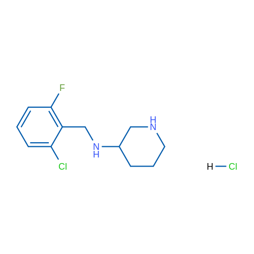 N-(2-Chloro-6-fluorobenzyl)piperidin-3-amine hydrochloride 1g