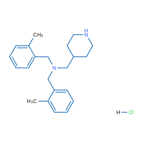 N,N-Bis(2-methylbenzyl)-1-(piperidin-4-yl)methanamine hydrochloride 1g