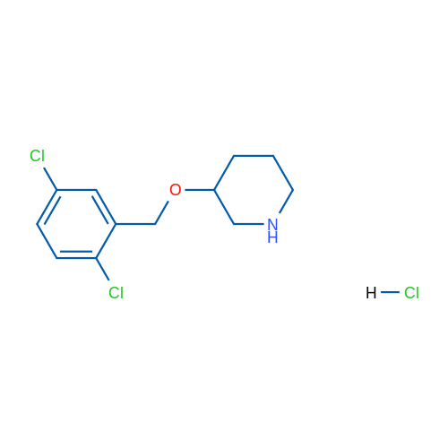 3-((2,5-Dichlorobenzyl)oxy)piperidine hydrochloride 1g