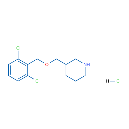 3-(((2,6-Dichlorobenzyl)oxy)methyl)piperidine hydrochloride 1g