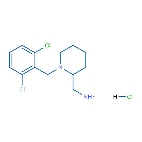 (1-(2,6-Dichlorobenzyl)piperidin-2-yl)methanamine hydrochloride 1g