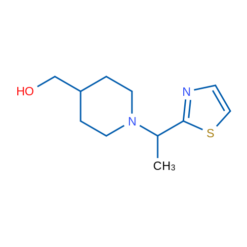 (1-(1-(Thiazol-2-yl)ethyl)piperidin-4-yl)methanol 1g