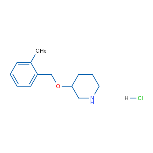 3-((2-Methylbenzyl)oxy)piperidine hydrochloride 1g