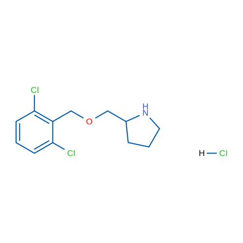 2-(((2,6-Dichlorobenzyl)oxy)methyl)pyrrolidine hydrochloride 1g