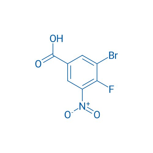 3-Bromo-4-fluoro-5-nitrobenzoic acid 250mg