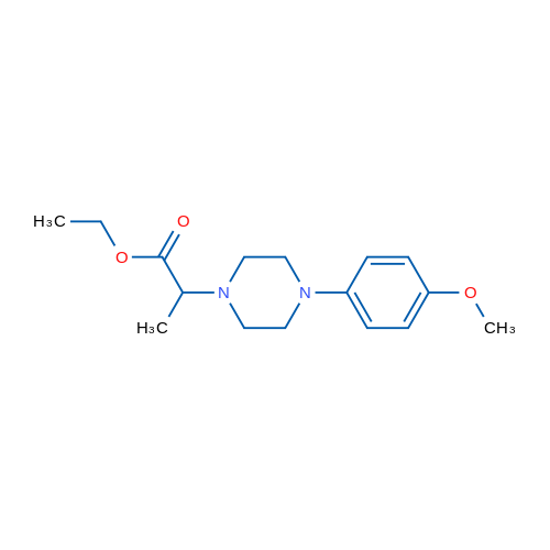 Ethyl 2-[4-(4-methoxyphenyl)piperazin-1-yl]propanoate 1g