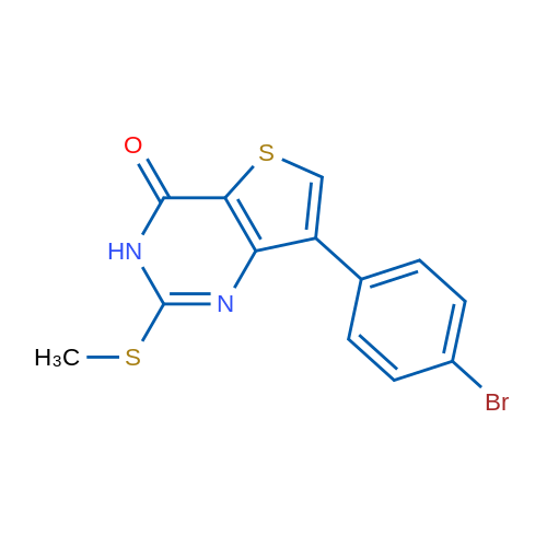 7-(4-Bromophenyl)-2-(methylsulfanyl)-3H,4H-thieno[3,2-d]pyrimidin-4-one 1g