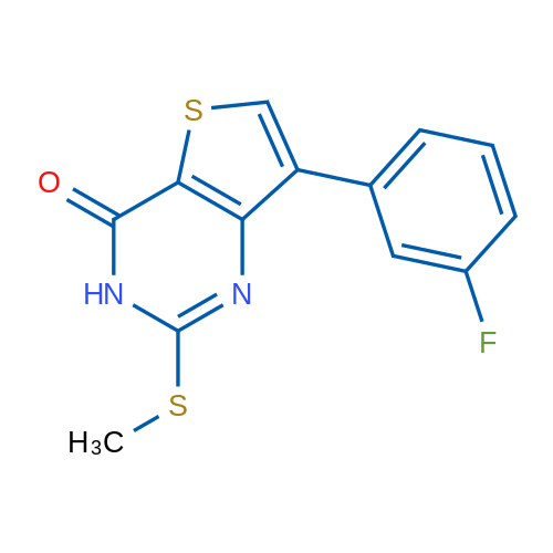 7-(3-Fluorophenyl)-2-(methylsulfanyl)-3H,4H-thieno[3,2-d]pyrimidin-4-one 1g
