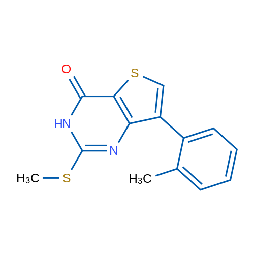 7-(2-Methylphenyl)-2-(methylsulfanyl)-3H,4H-thieno[3,2-d]pyrimidin-4-one 1g