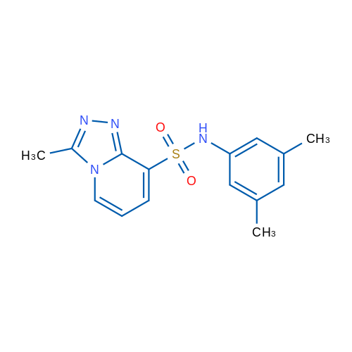 N-(3,5-Dimethylphenyl)-3-methyl-[1,2,4]triazolo[4,3-a]pyridine-8-sulfonamide 1g
