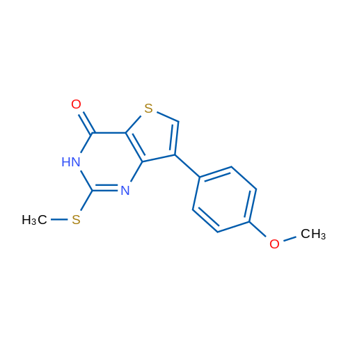 7-(4-Methoxyphenyl)-2-(methylsulfanyl)-3H,4H-thieno[3,2-d]pyrimidin-4-one 1g