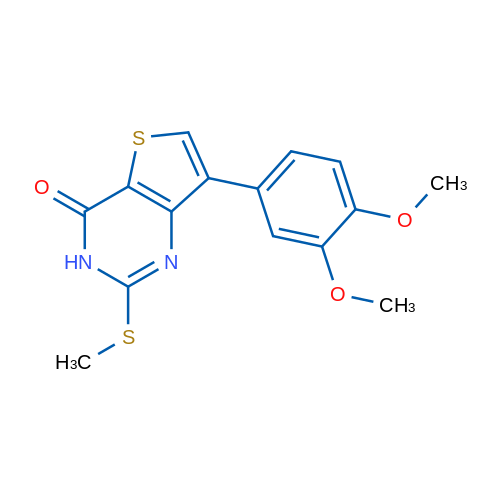 7-(3,4-Dimethoxyphenyl)-2-(methylsulfanyl)-3H,4H-thieno[3,2-d]pyrimidin-4-one 1g