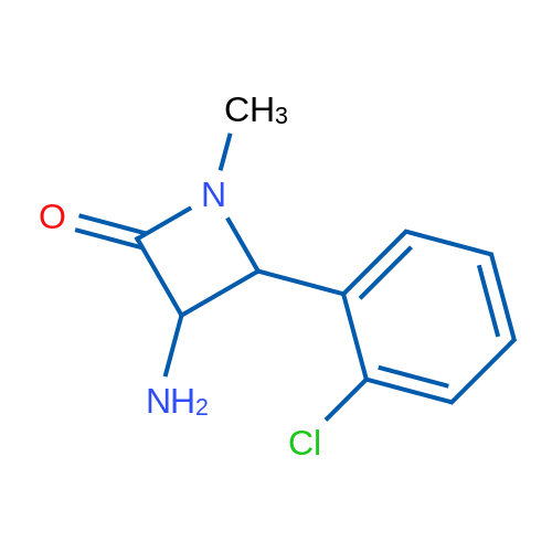 3-Amino-4-(2-chlorophenyl)-1-methylazetidin-2-one 1g